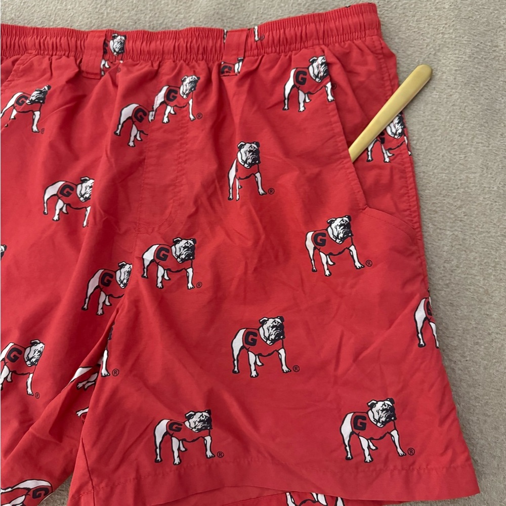 Columbia Georgia Bulldogs Mens Medium PFG Shorts Hybrid Backcast II Red NCAA - Picture 9 of 13